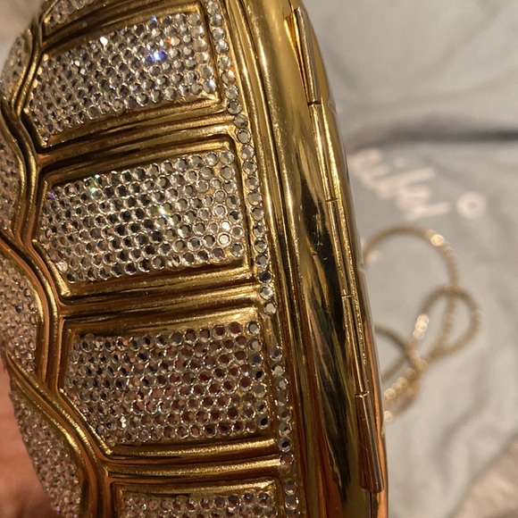 Judith Leiber turtle evening purse / clutch with comb. - Picture 6 of 9